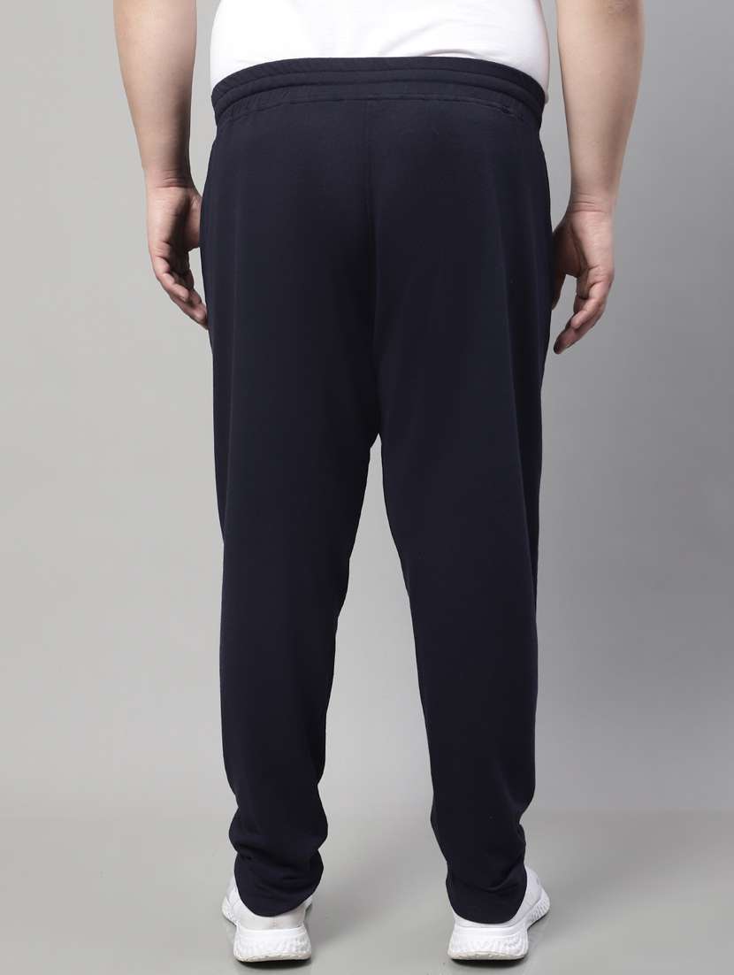 mid rise solid full length track pant - 19490779 -  Standard Image - 3