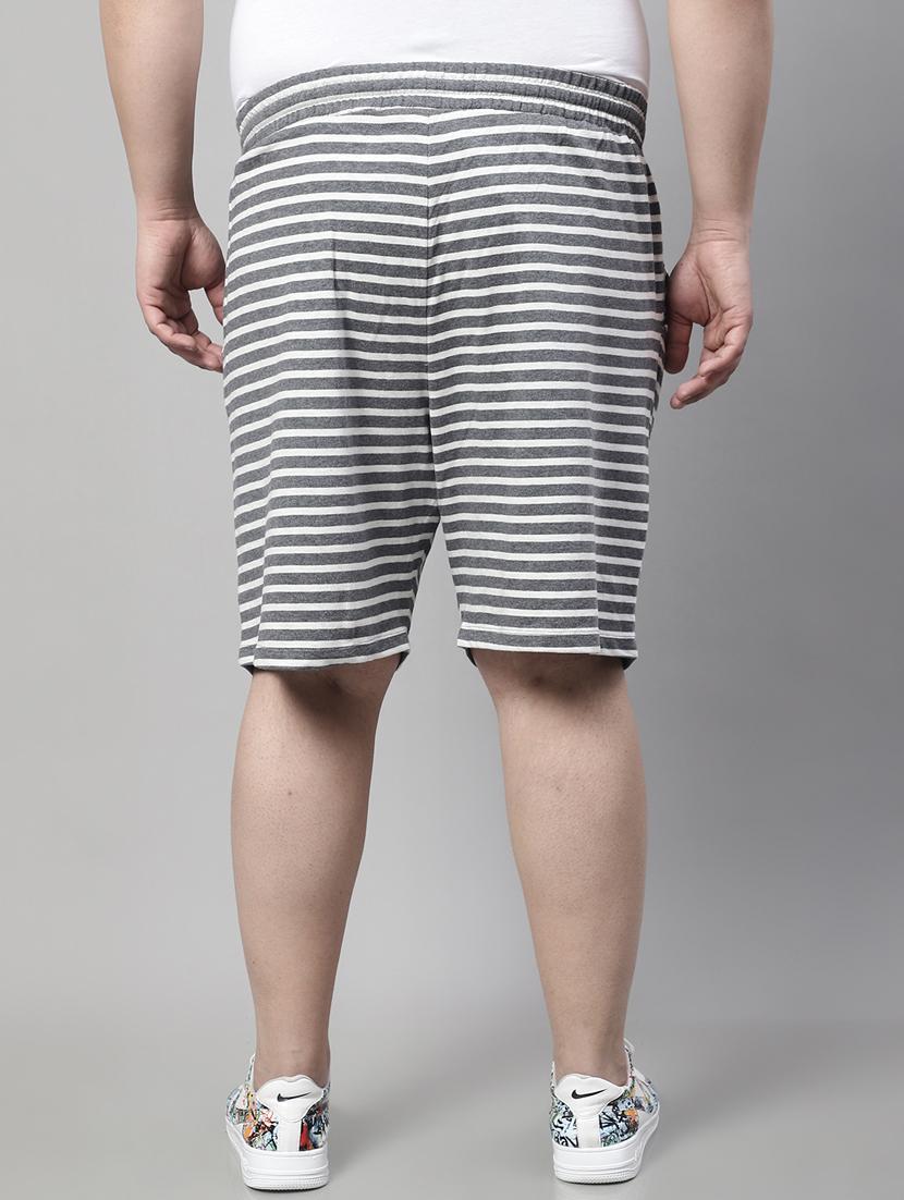 stripes cotton shorts - 19490901 - Standard Image - 3