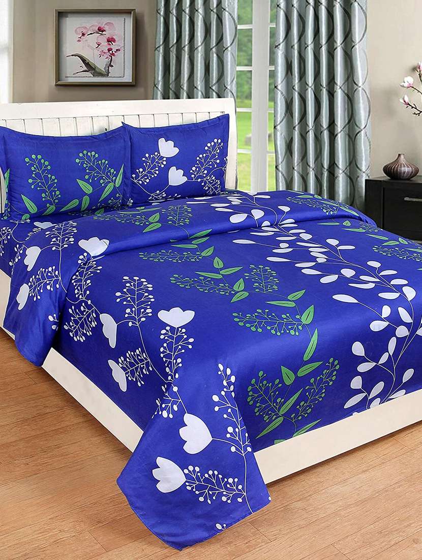 Printed Bed Sheet With Pillow Cover
