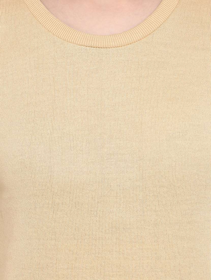 beige cotton pullover - 19492231 -  Standard Image - 3