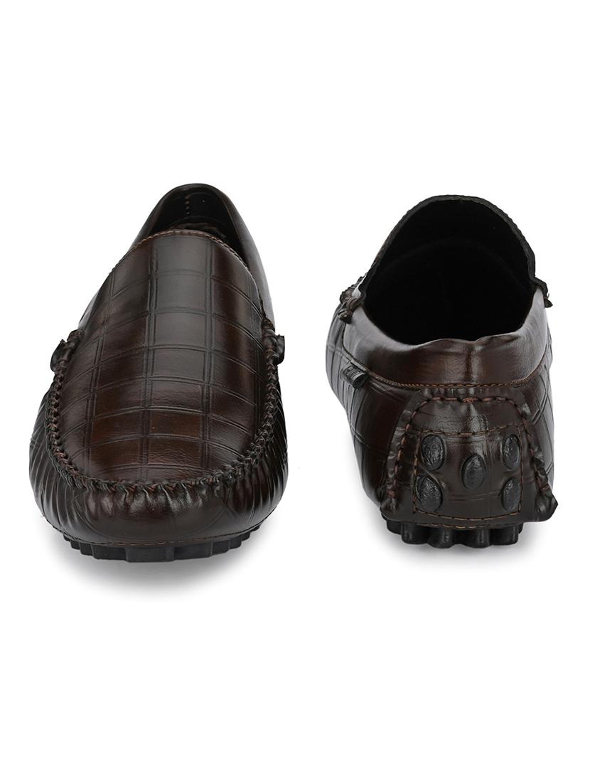 brown patent leather slip on loafers - 19492513 - Standard Image - 3