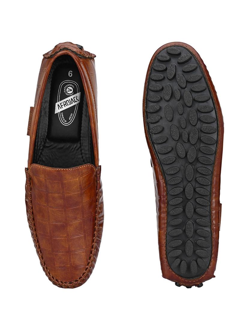 tan patent leather slip on loafers - 19492515 - Standard Image - 5