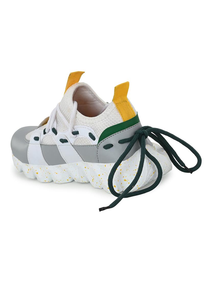 grey lace-up sports shoe - 19492617 - Standard Image - 3
