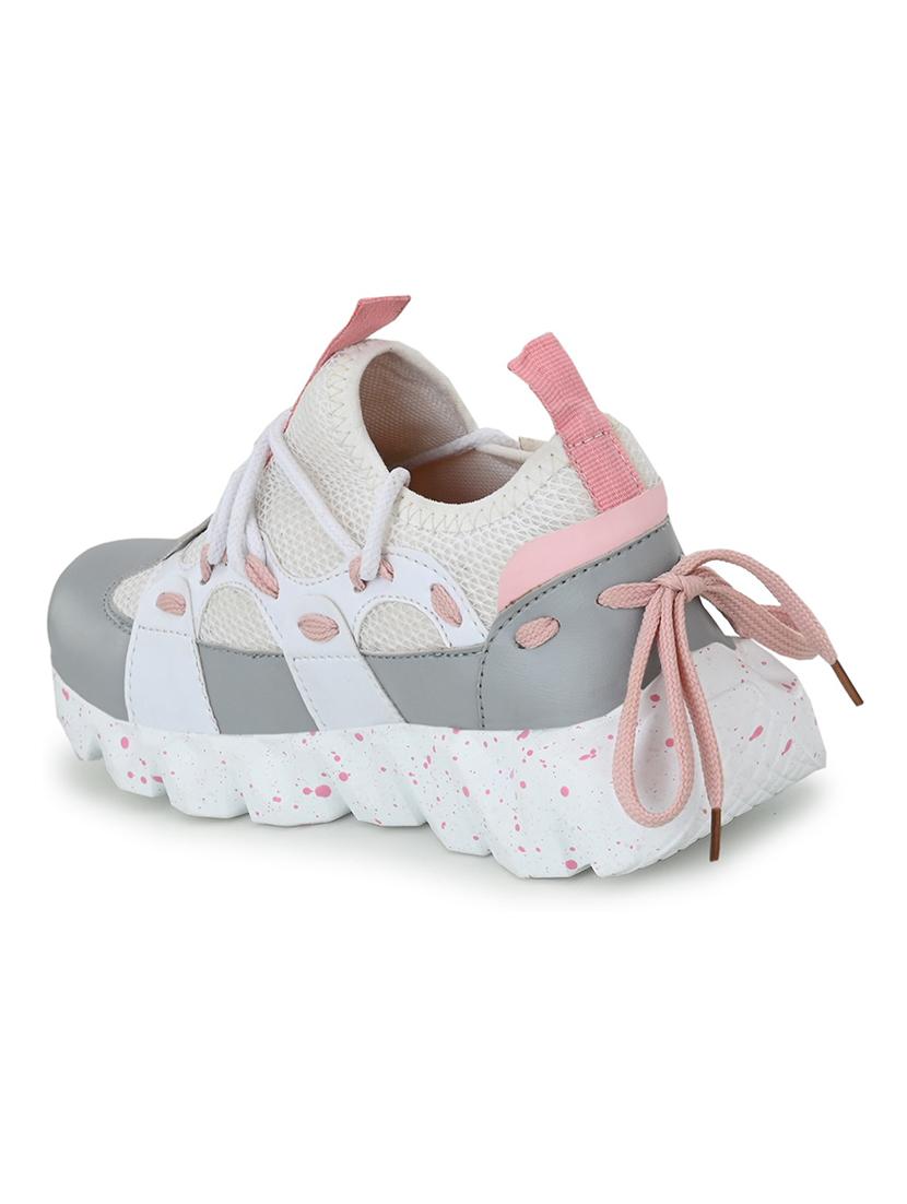 grey lace-up sports shoe - 19492618 - Standard Image - 3