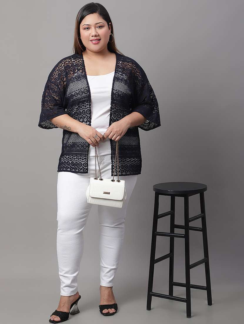 women lace detailed regular shrugs - 19492649 -  Standard Image - 3