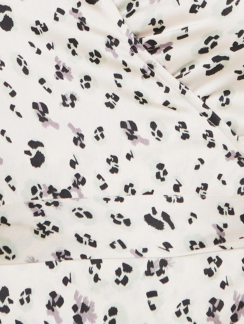 floral print satin wrap maxi dress - 19492736 - Standard Image - 3