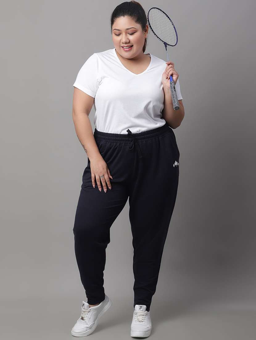 solids cotton track pant - 19492970 -  Standard Image - 3