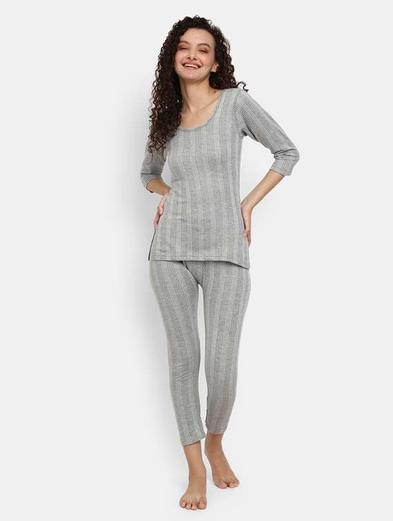 grey cotton bottoms thermals - 19493136 -  Standard Image - 3