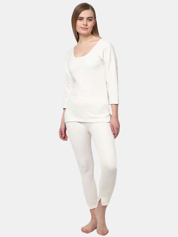 round neck solid tops thermals  - 19493153 -  Standard Image - 3