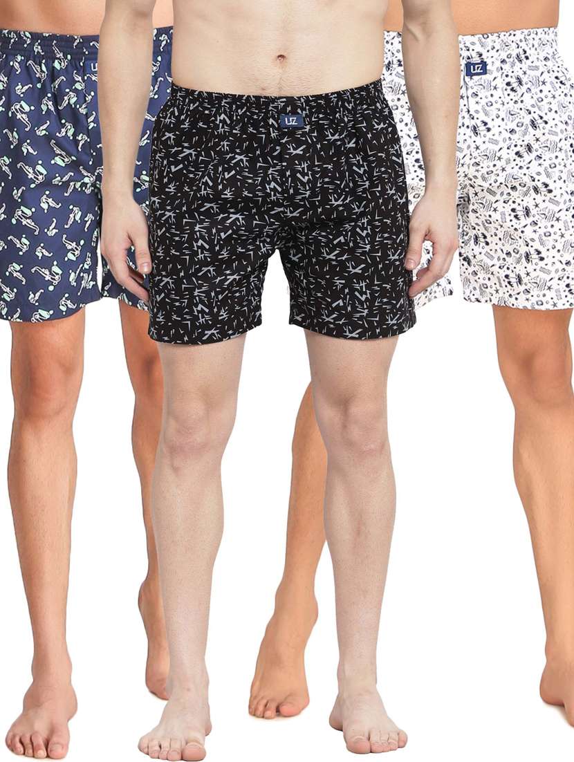 men's pack of 3 boxers