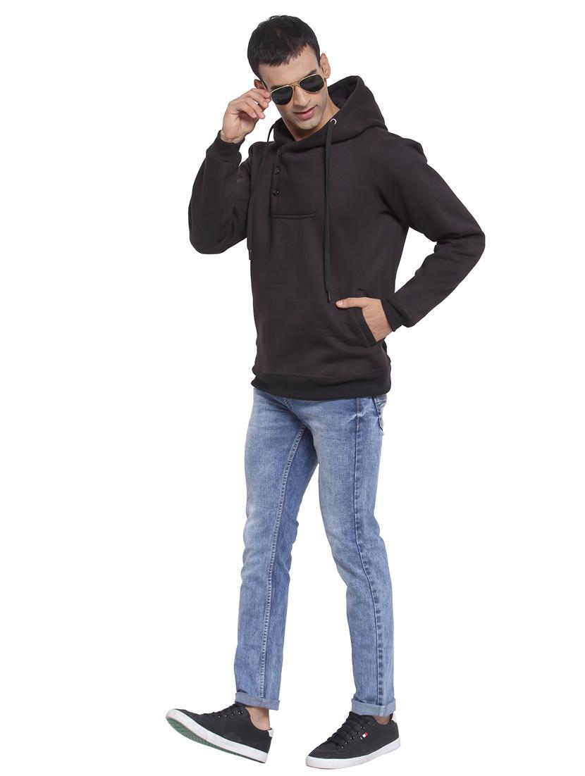 mens plain sweatshirt - 19494404 - Standard Image - 3