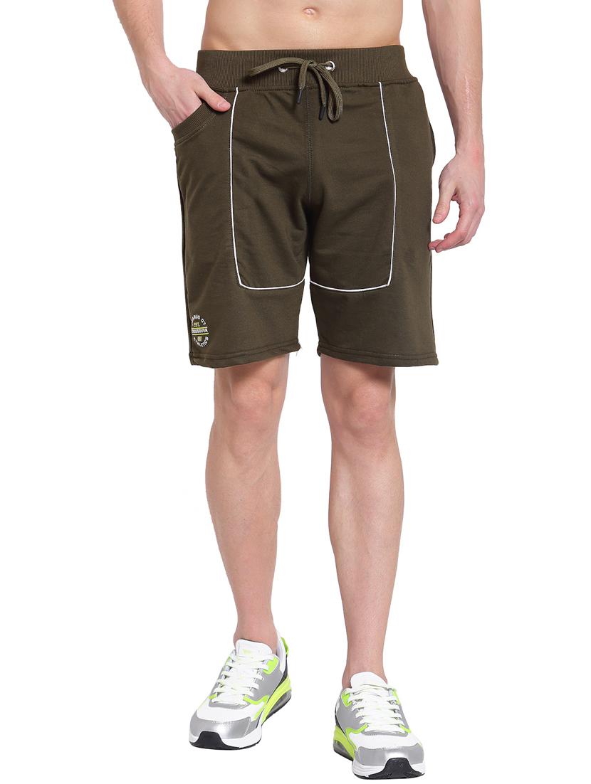 mid rise solid bermuda shorts - 19494420 -  Zoom Image - 0