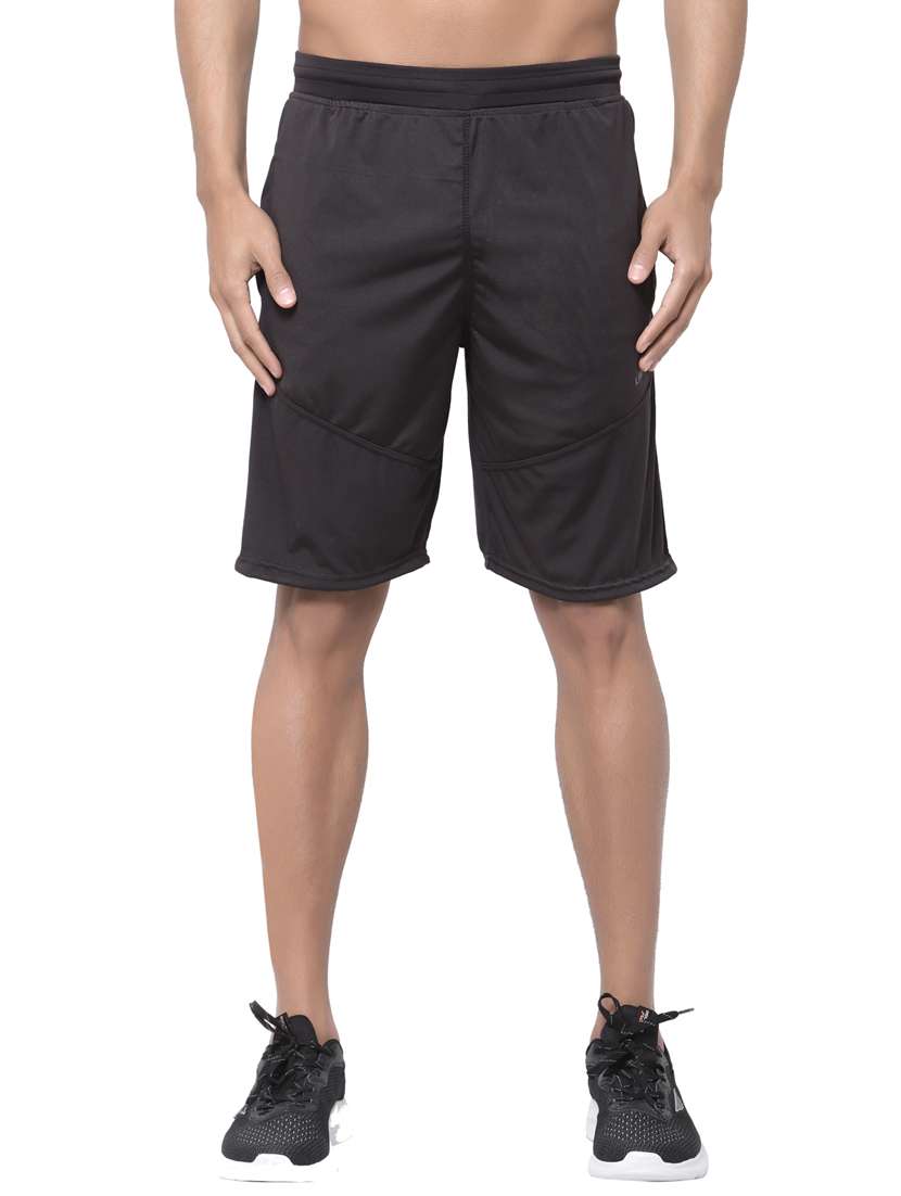 mid rise solid bermuda shorts - 19494422 - Zoom Image - 0