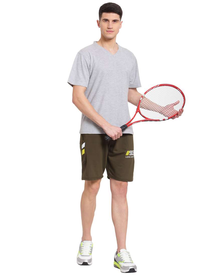 mid rise solid bermuda shorts - 19494442 -  Standard Image - 3