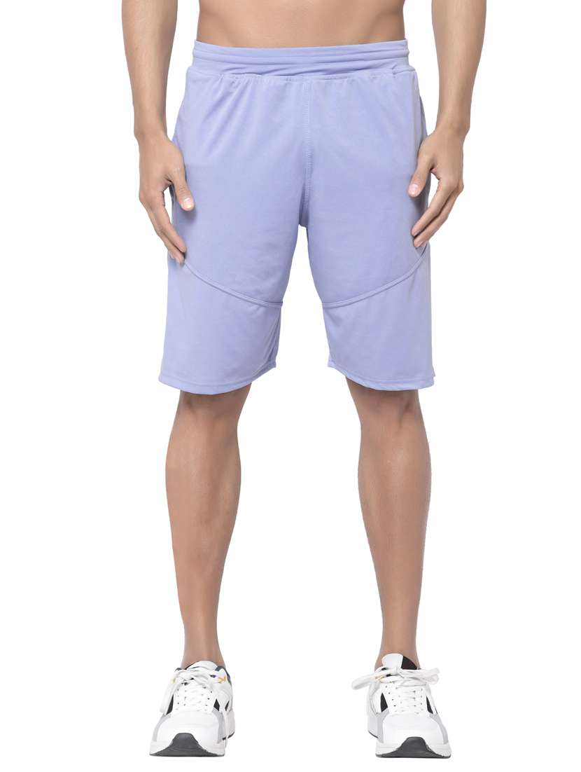 mid rise solid bermuda shorts
