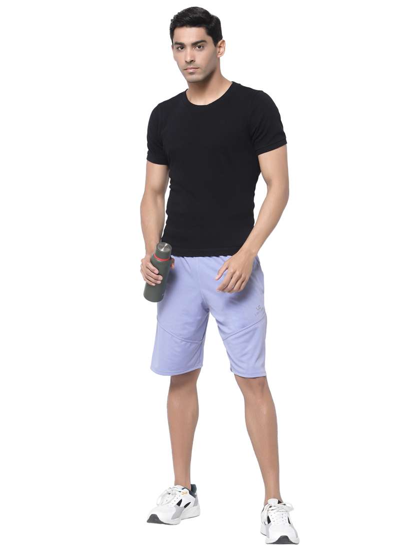 mid rise solid bermuda shorts - 19494650 -  Standard Image - 3