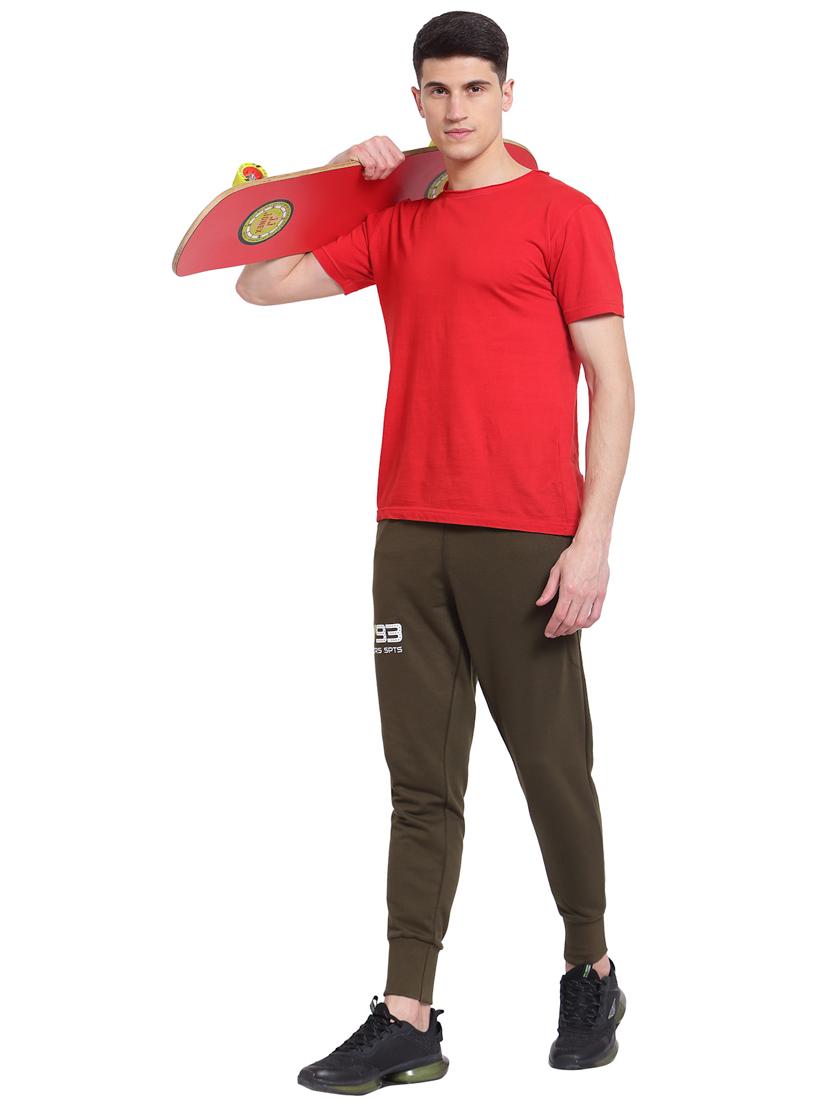 green solid mid rise jogger - 19495001 - Standard Image - 3