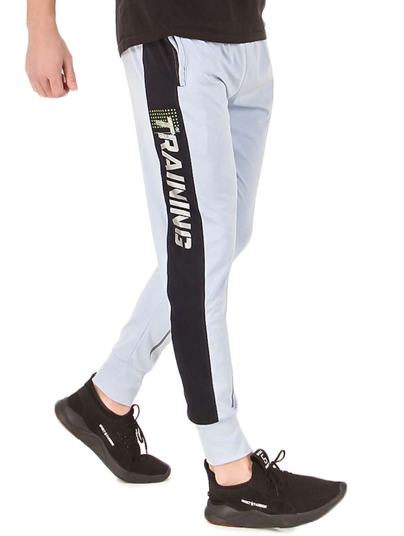 blue mid rise jogger