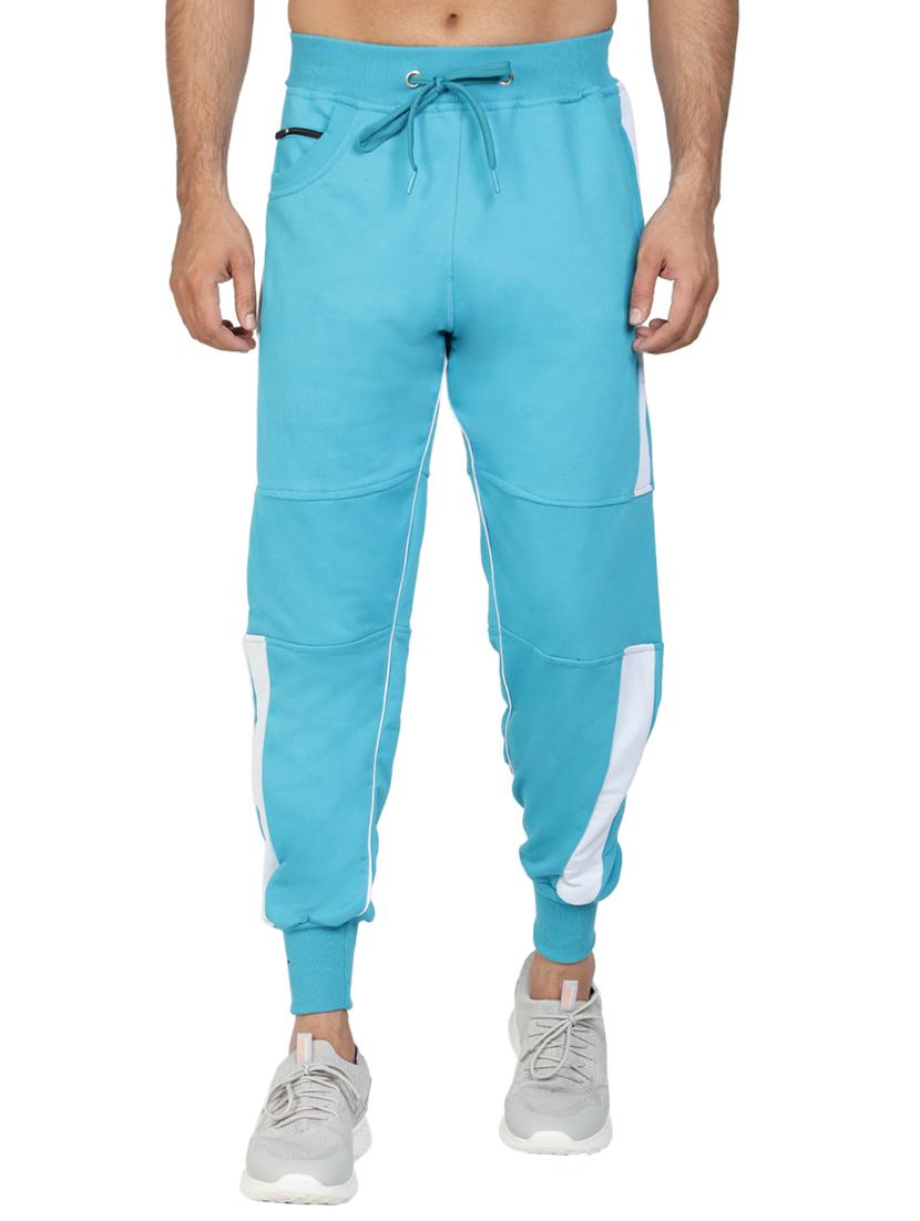 blue cotton joggers - 19495031 -  Zoom Image - 0