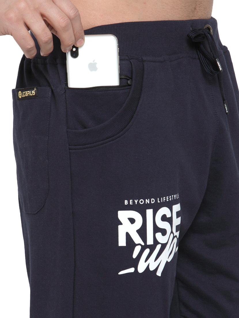 navy blue cotton joggers - 19495049 - Standard Image - 3