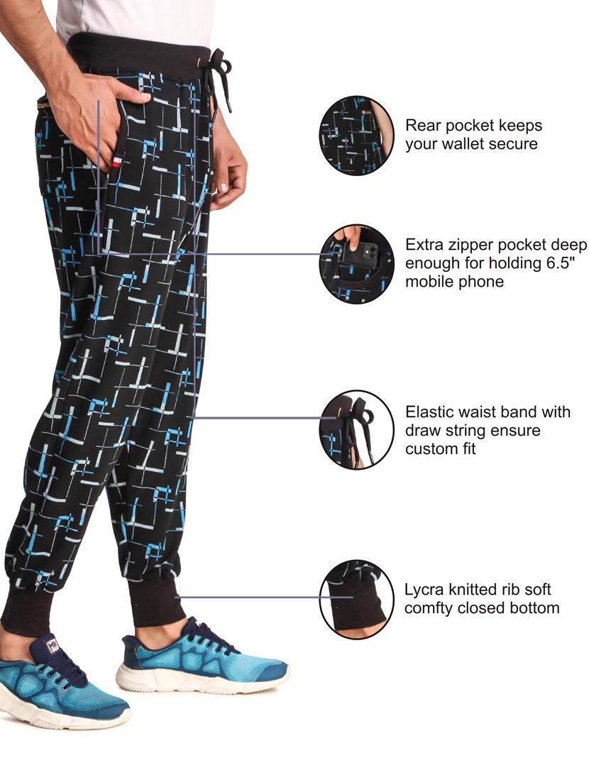 mid rise printed jogger - 19495059 - Standard Image - 5