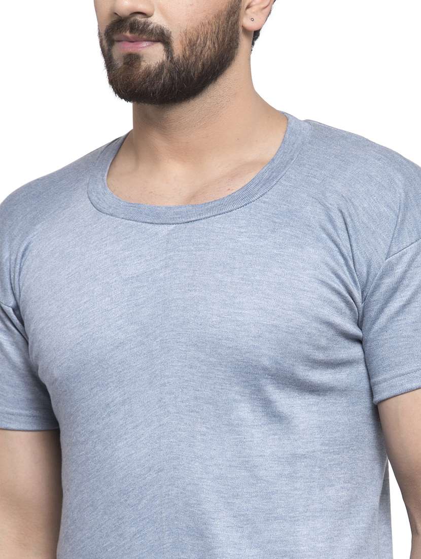 solids cotton blend regular t-shirt - 19495109 - Standard Image - 3