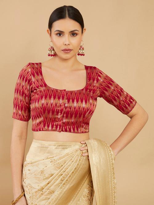 ikat prints regular blouse - 19495138 - Standard Image - 0