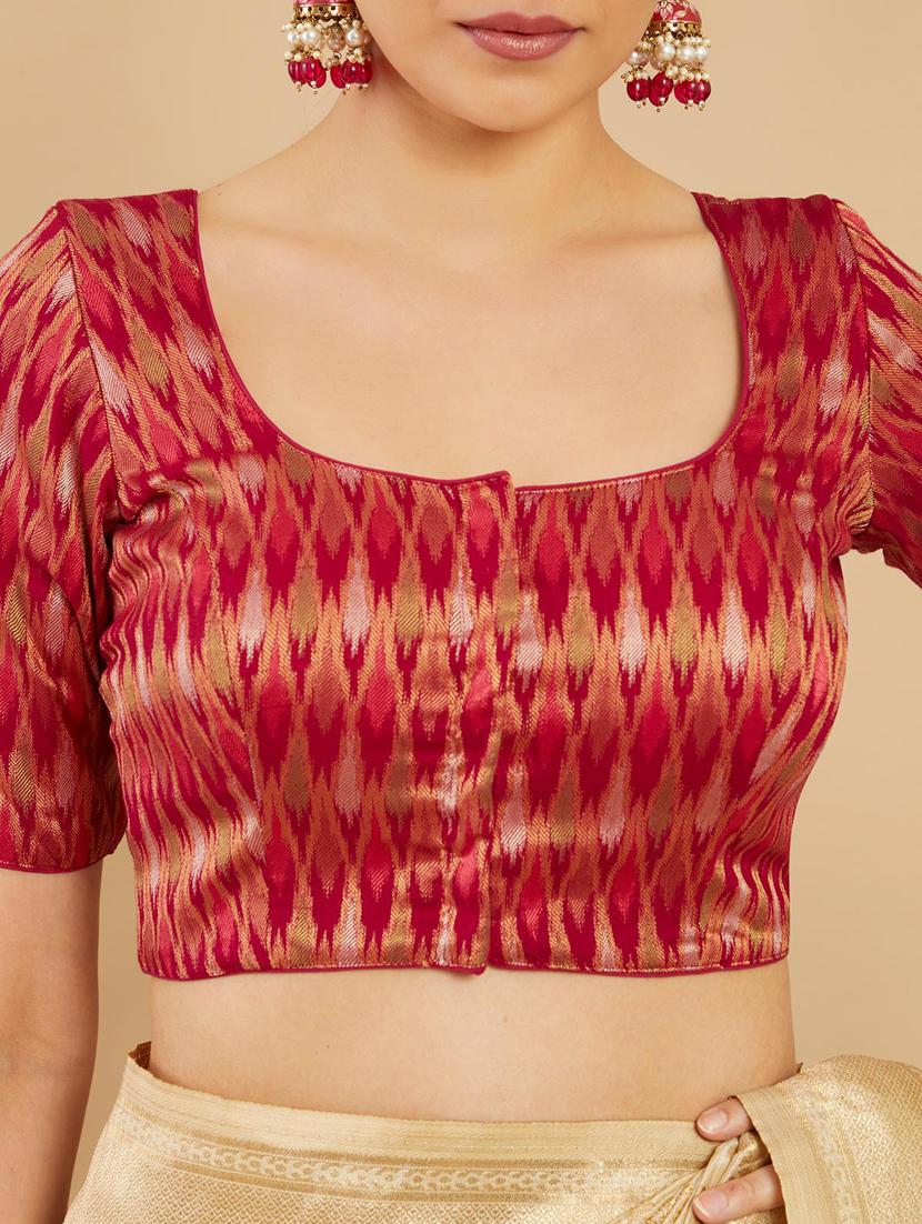 ikat prints regular blouse - 19495138 - Standard Image - 3