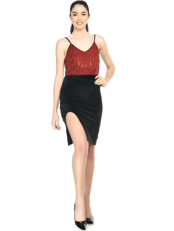 women's sheath color block dress - 19495182 - Zoom Image - 0
