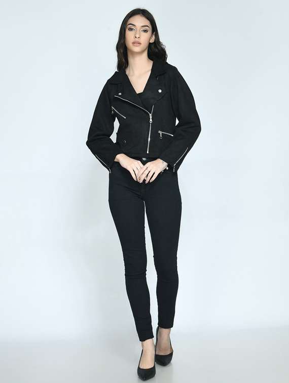 women notch collar regular jacket - 19495211 -  Standard Image - 3