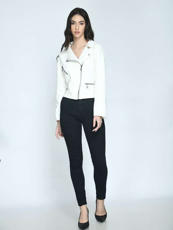 women notch collar regular jacket - 19495212 -  Standard Image - 3