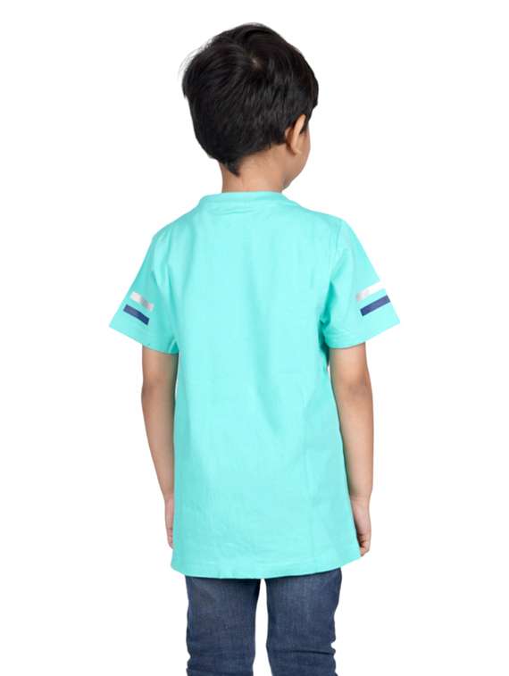 blue printed t-shirt - 19495410 -  Standard Image - 3