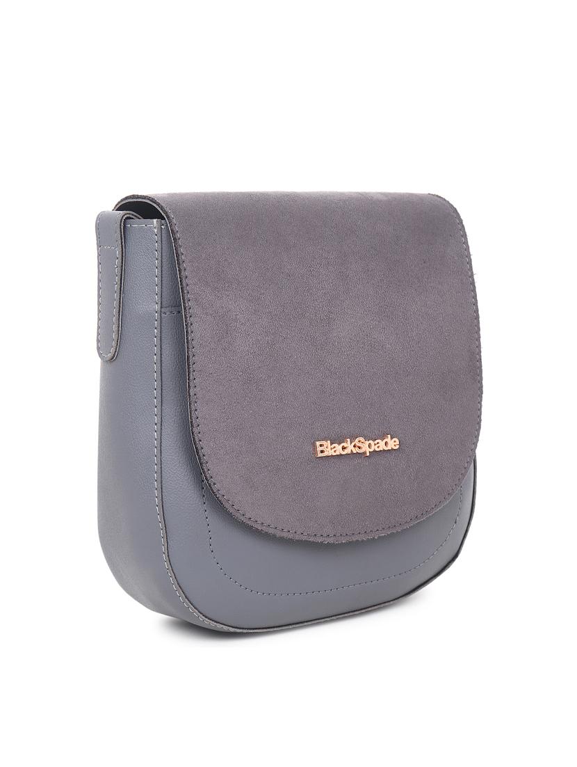 grey leatherette (pu) sling bag - 19495502 - Standard Image - 3