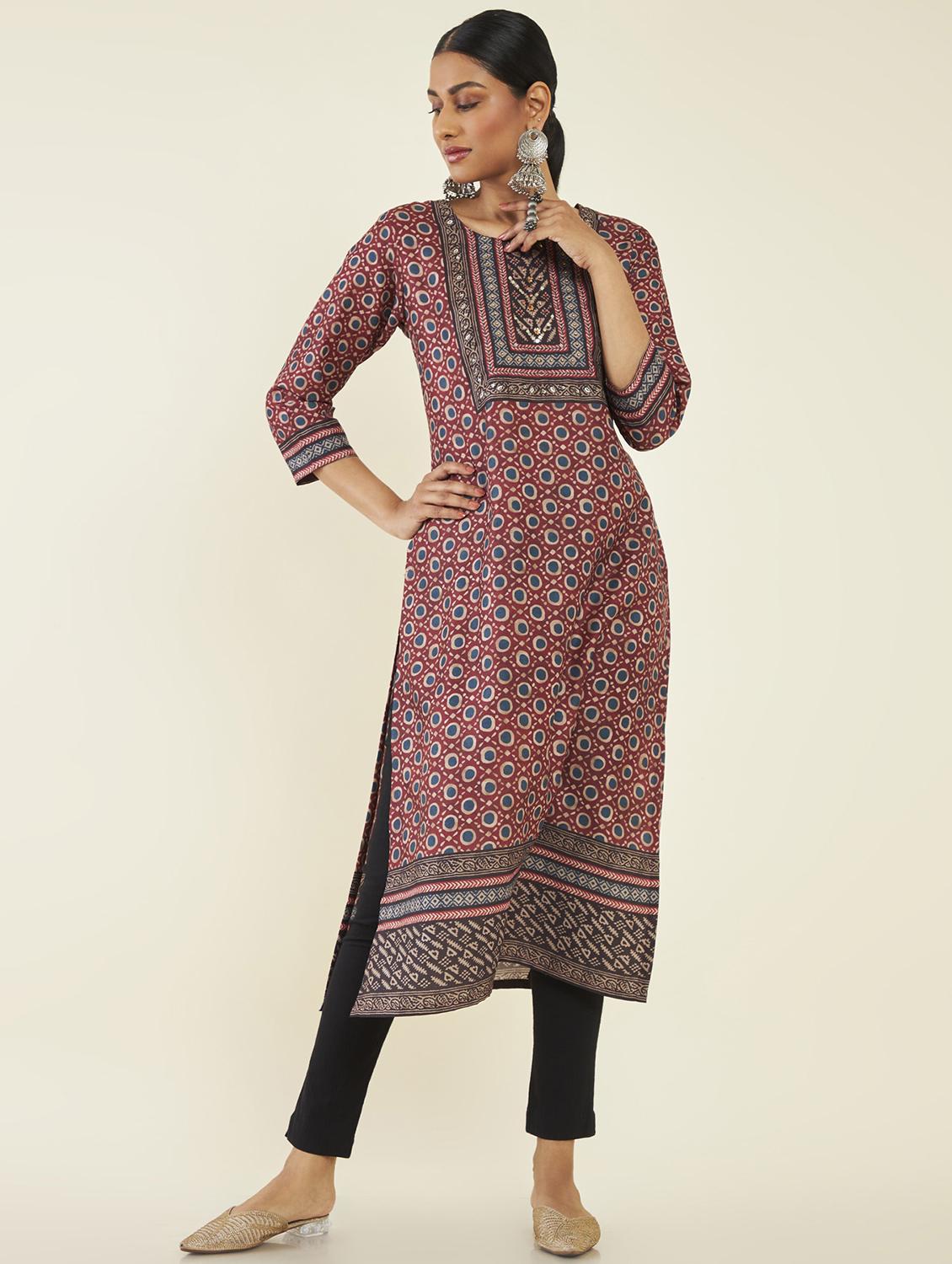 women's a-line kurta - 19496423 - Zoom Image - 0