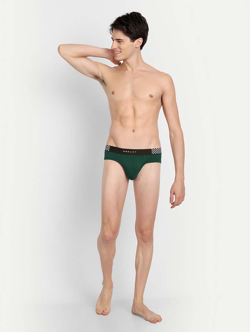 green cotton hipster brief - 19496862 -  Standard Image - 3