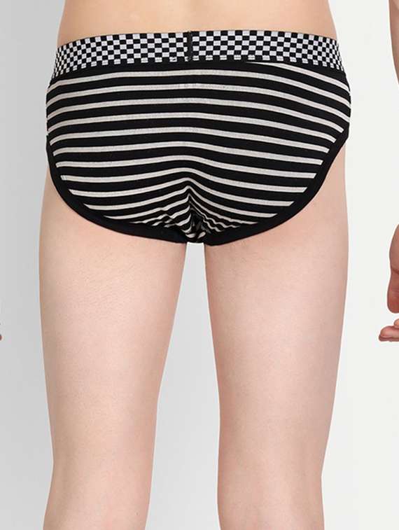 black cotton hipster brief - 19496870 -  Standard Image - 3