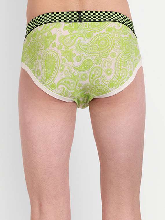 green cotton hipster brief - 19496880 -  Standard Image - 3