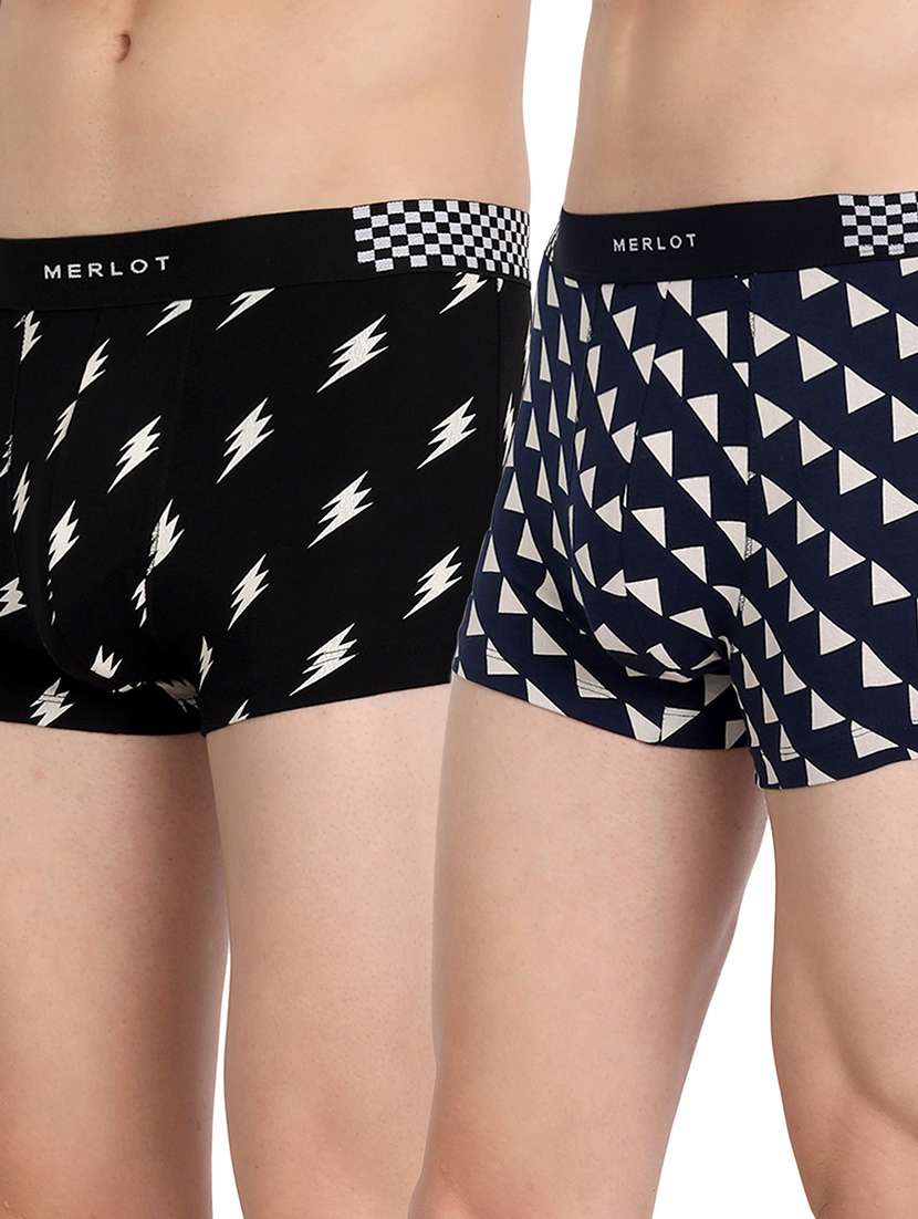 pack of 2 cotton trunks