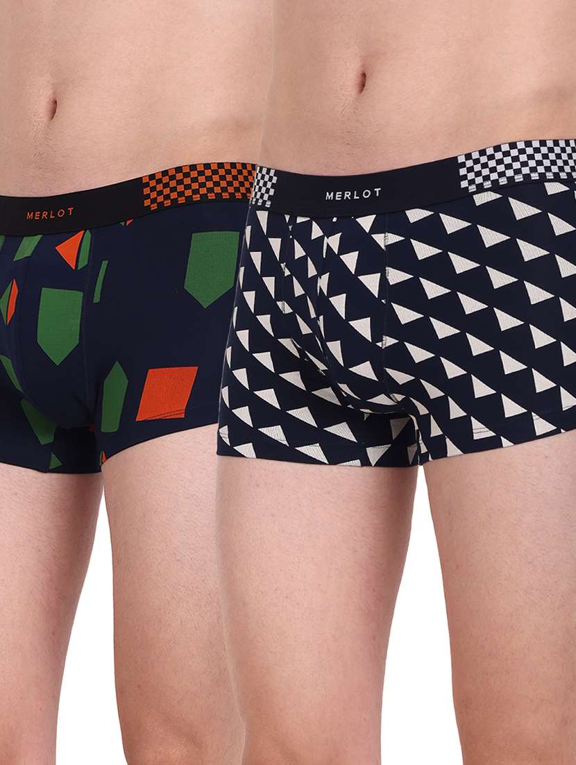pack of 2 cotton trunks