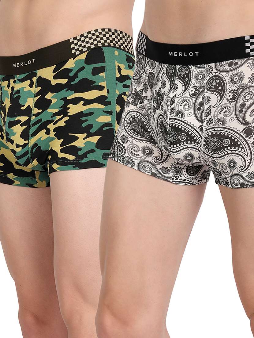 pack of 2 cotton trunk
