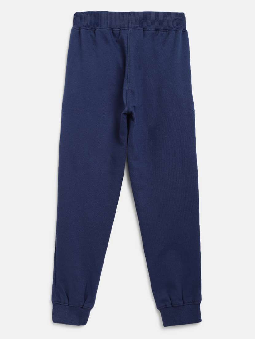 navy blue solid pyjama set nightwear - 19497442 -  Standard Image - 3