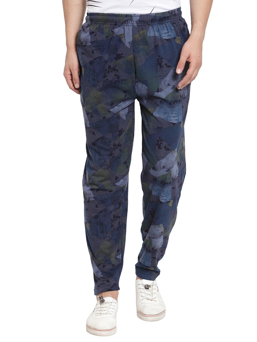 mid rise printed full length track pant - 19497447 - Zoom Image - 0