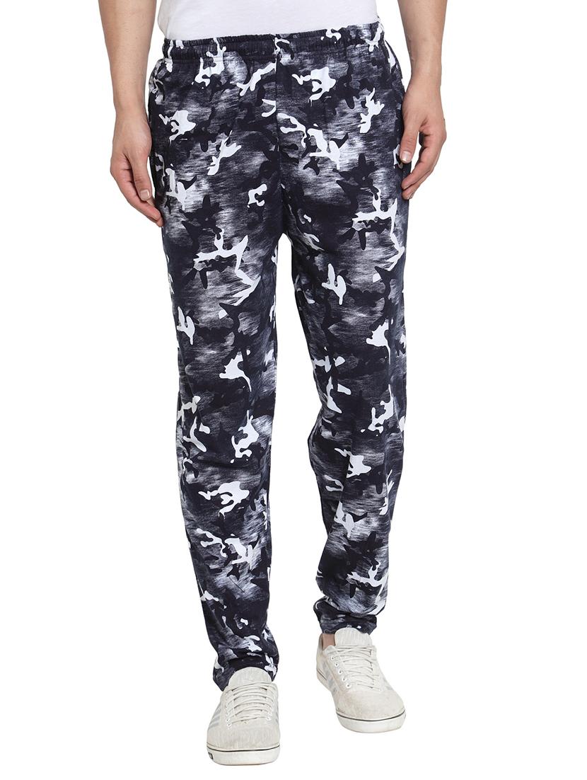 mid rise printed full length track pant - 19497451 - Zoom Image - 0