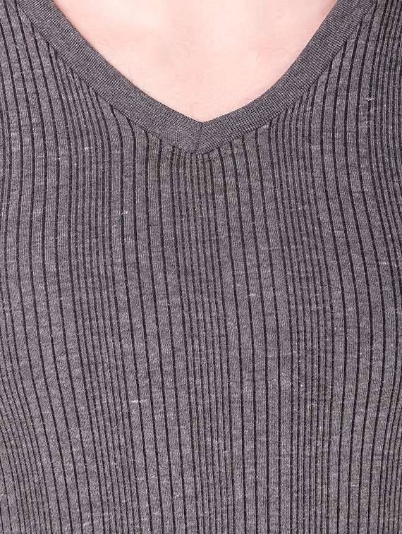 grey cotton thermal top - 19497497 - Standard Image - 3