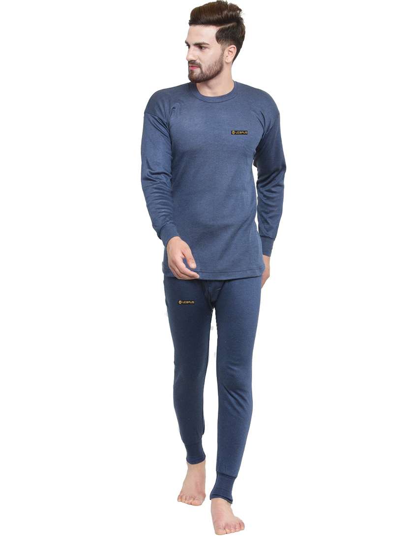 blue cotton thermal set