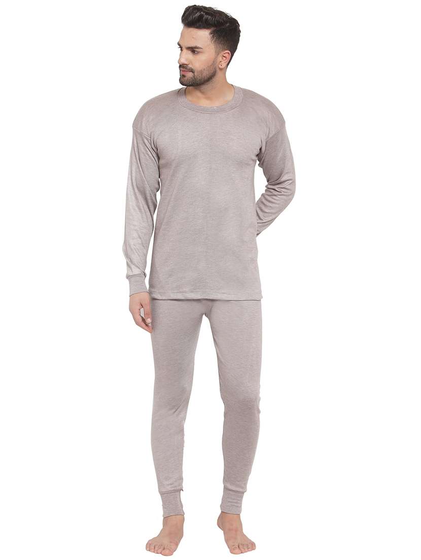 grey cotton thermal set - 19497501 -  Zoom Image - 0