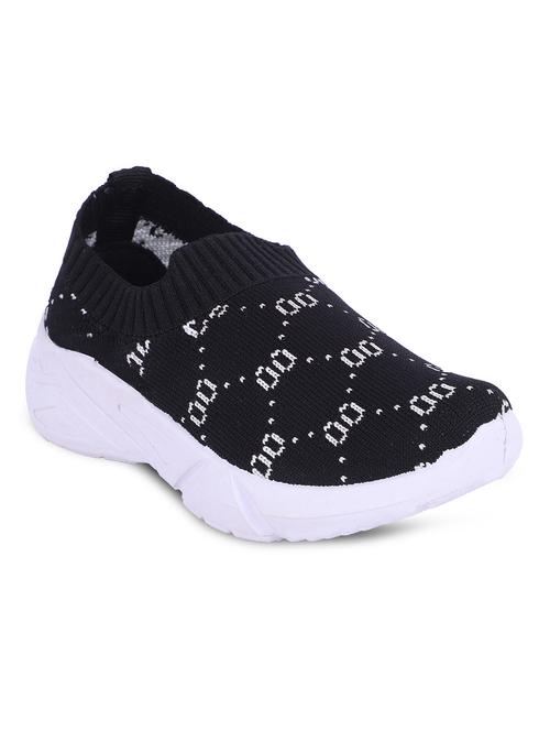 black printed slip on shoes - 19497595 -  Standard Image - 0