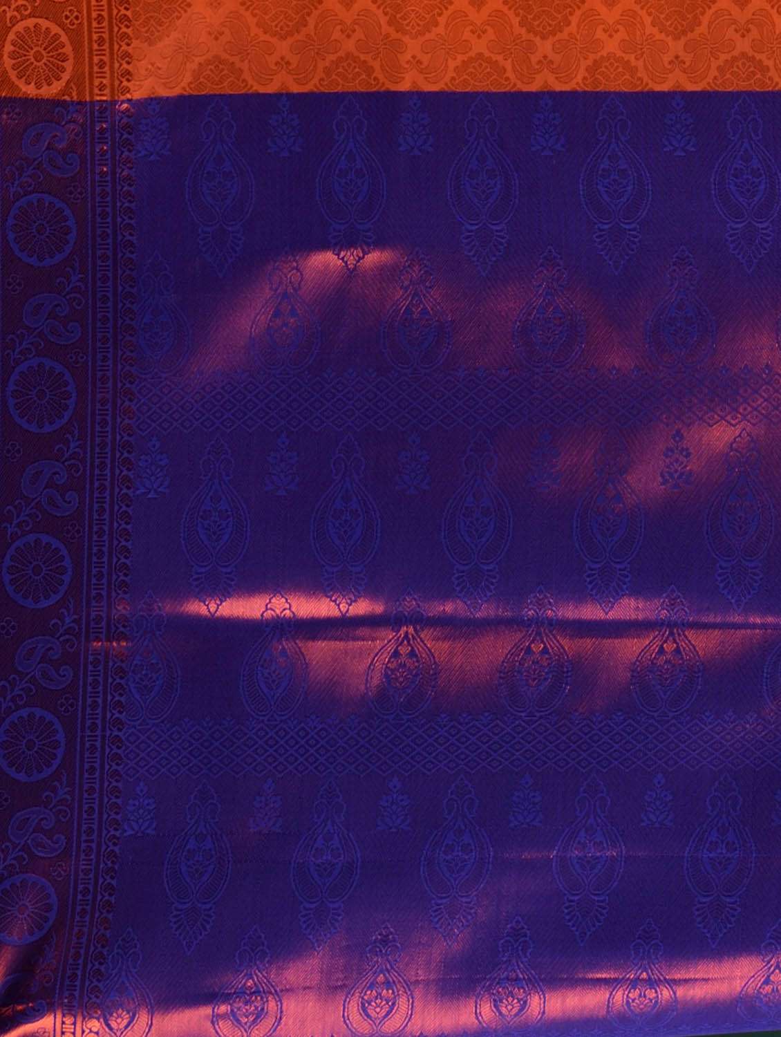 self design woven saree with blouse - 19497812 -  Standard Image - 5