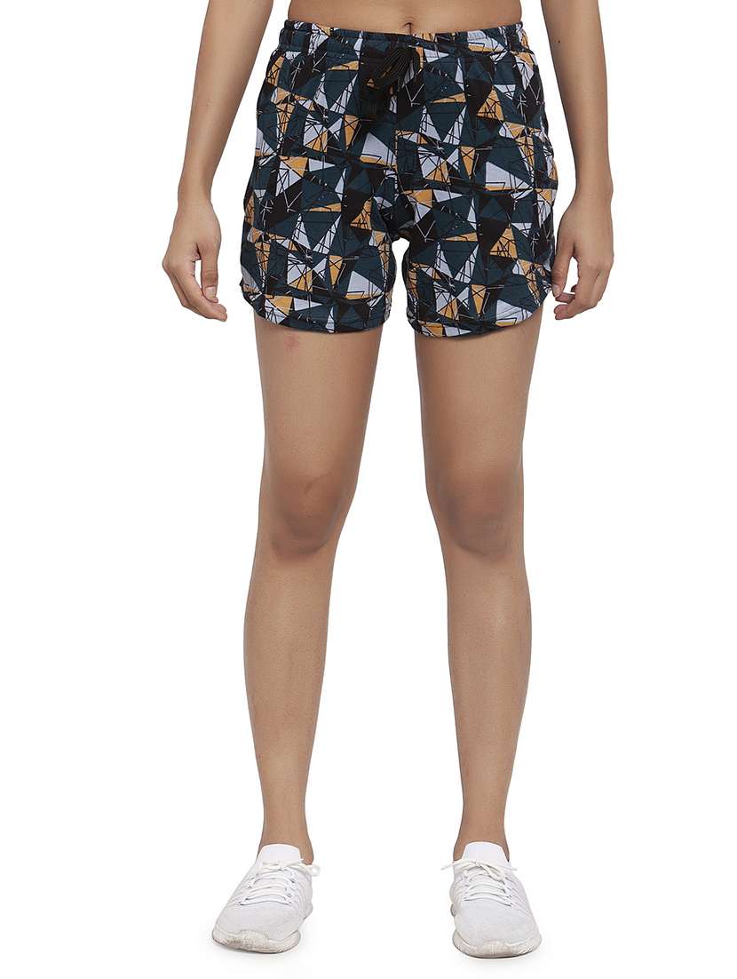 cotton regular print short - 19501829 -  Zoom Image - 0