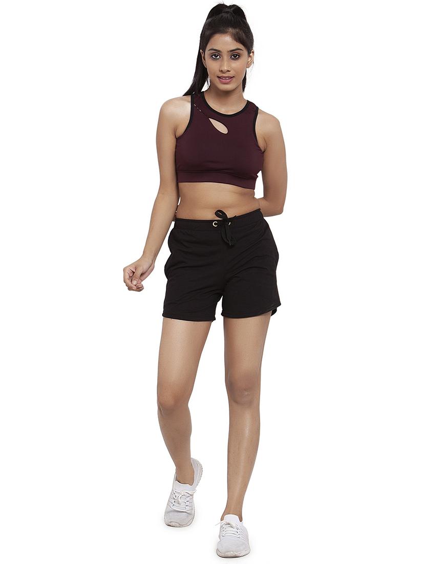 cotton regular solid short - 19501832 - Standard Image - 3